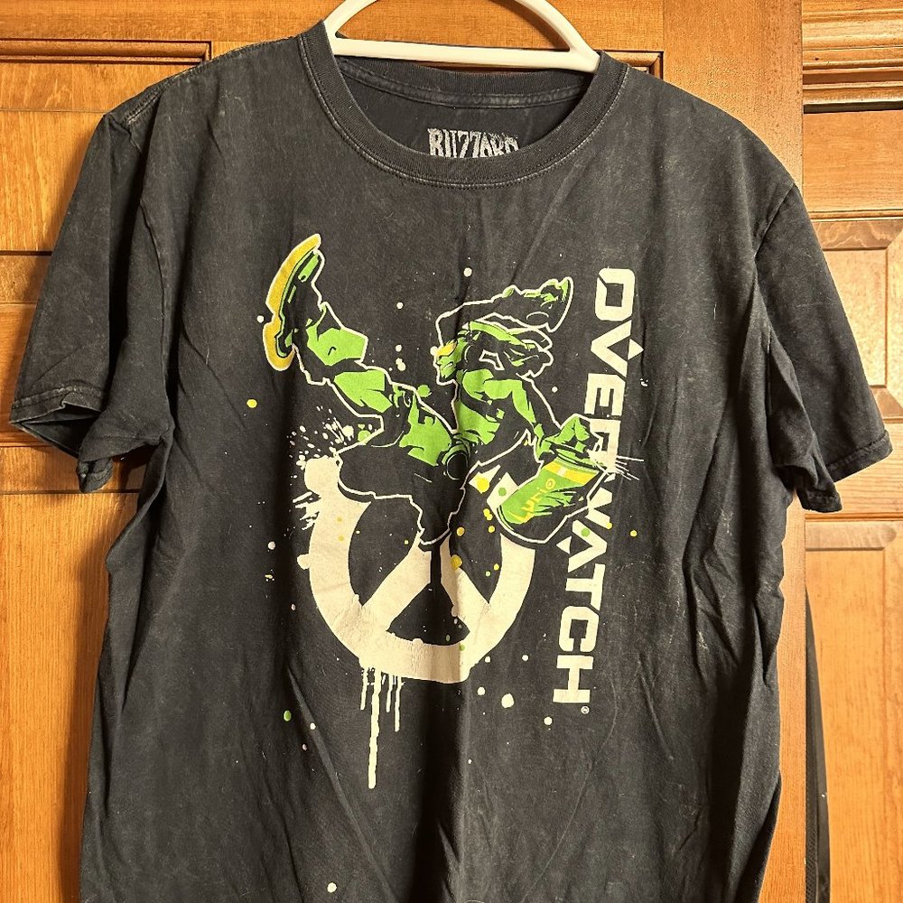 Overwatch Lucio T-Shirt, Adult Size Medium